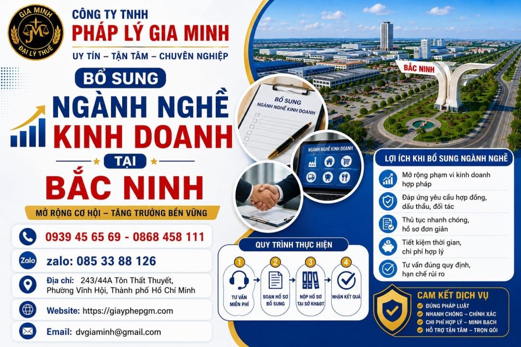 Bổ sung ngành nghề kinh doanh tại Bắc Ninh mở rộng hoạt động đúng luật 1 Bổ Sung Ngành Nghề Kinh Doanh Tại Bắc Ninh
