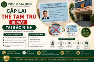 Cấp Lại Thẻ Tạm Trú Bị Mất Tại Bắc Ninh