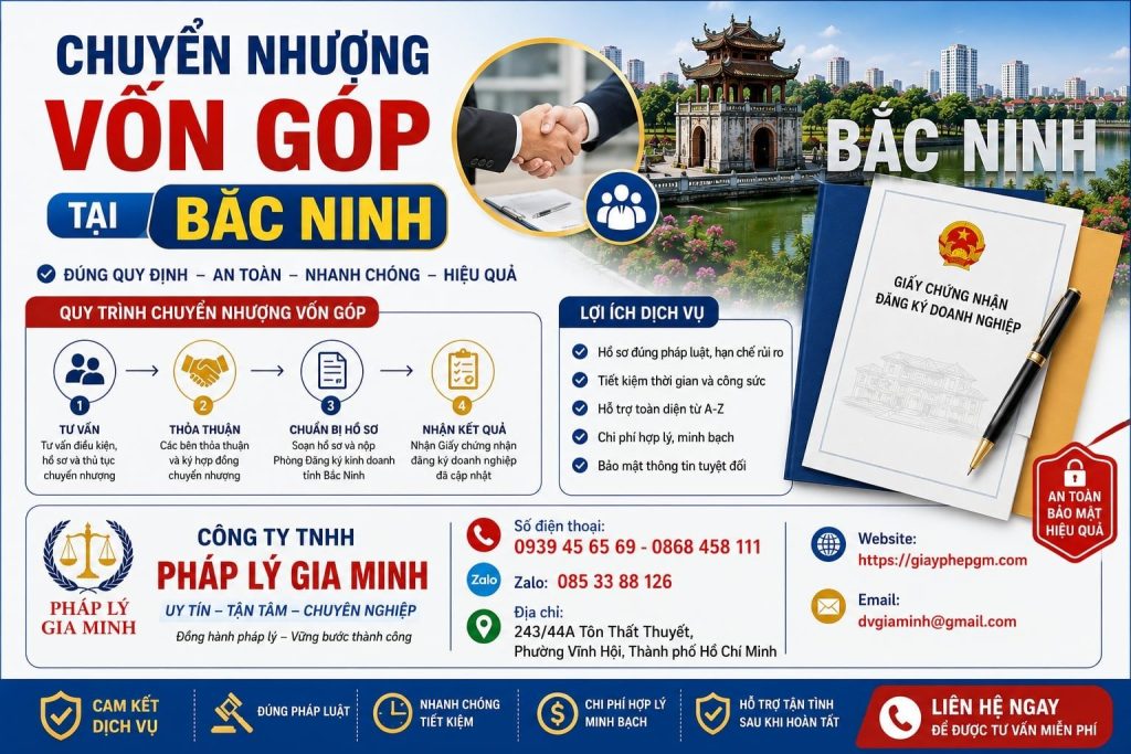 Chuyển nhượng vốn góp tại Bắc Ninh minh bạch, hạn chế tranh chấp 1 Chuyển Nhượng Vốn Góp Tại Bắc Ninh