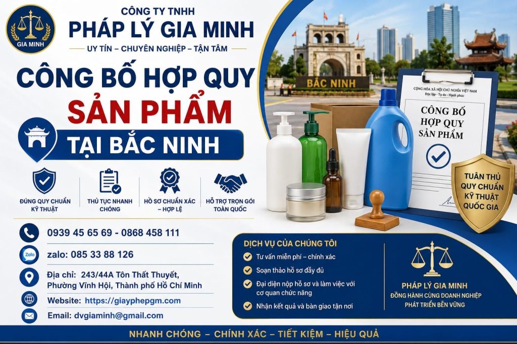 Công bố hợp quy sản phẩm tại Bắc Ninh nhanh chóng, đúng thủ tục 1 Công bố hợp quy sản phẩm tại Bắc Ninh