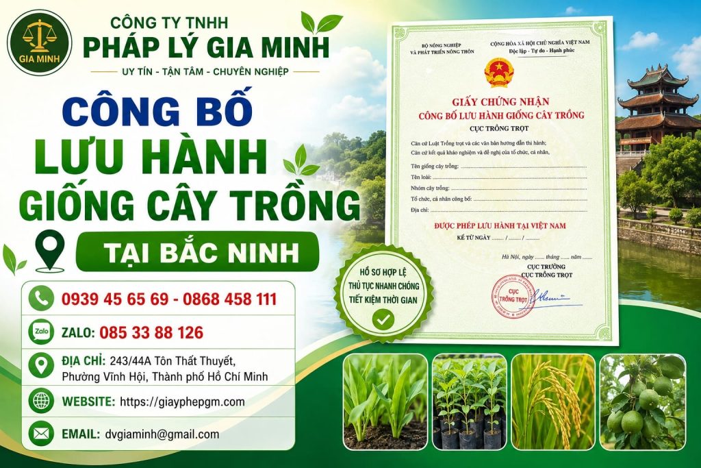 Công bố lưu hành giống cây trồng tại Bắc Ninh nhanh chóng, đúng quy định 1 Công bố lưu hành giống cây trồng tại Bắc Ninh