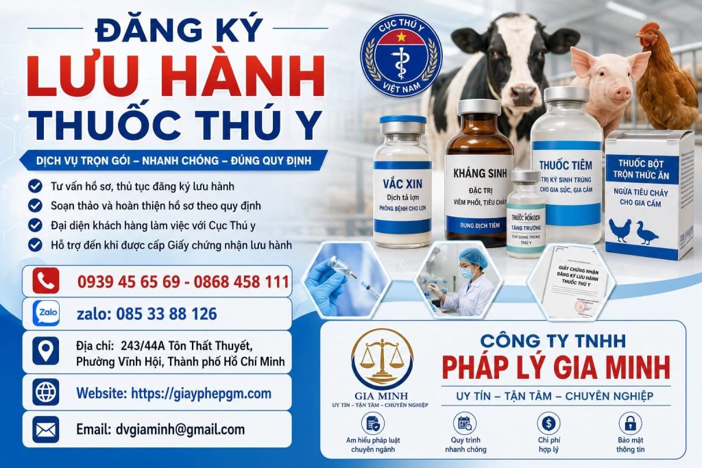 Đăng ký lưu hành thuốc thú y: Hồ sơ, điều kiện và quy trình thẩm định sản phẩm 1 Đăng ký lưu hành thuốc thú y