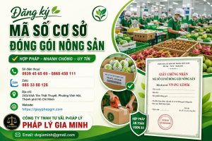Đăng ký mã số cơ sở đóng gói nông sản