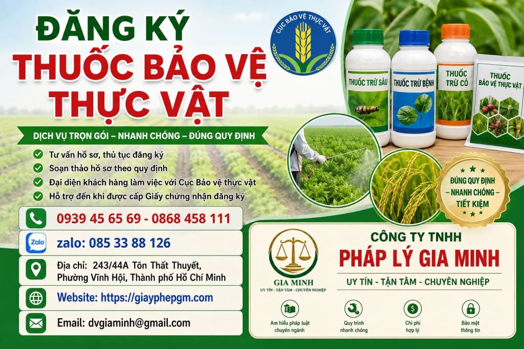 Đăng ký thuốc bảo vệ thực vật tại Việt Nam
