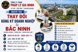 Dịch Vụ Thay Đổi Đăng Ký Doanh Nghiệp Tại Bắc Ninh