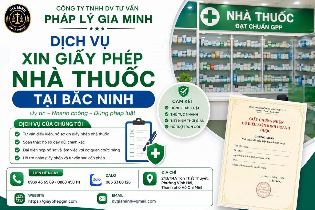 Dịch Vụ Xin Giấy Phép Nhà Thuốc Tại Bắc Ninh