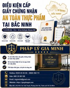 Điều kiện cấp giấy chứng nhận an toàn thực phẩm tại Bắc Ninh