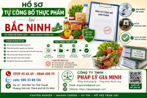 Hồ sơ tự công bố thực phẩm tại Bắc Ninh
