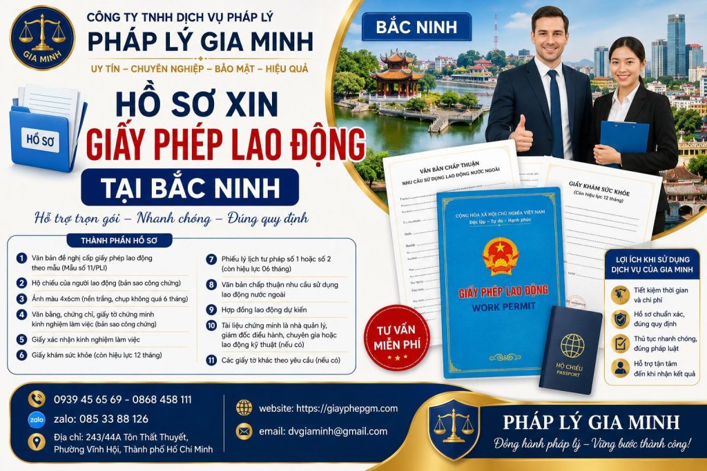 Hồ Sơ Xin Giấy Phép Lao Động Tại Bắc Ninh