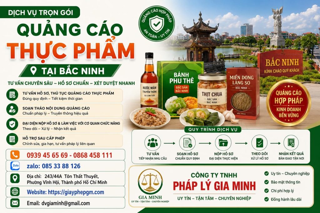Quảng cáo thực phẩm tại Bắc Ninh