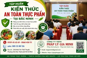 Tập huấn kiến thức an toàn thực phẩm tại Bắc Ninh