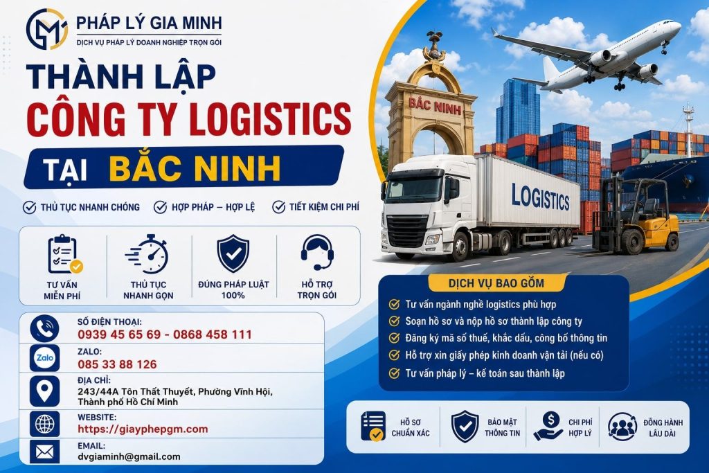 Thành Lập Công Ty Logistics Tại Bắc Ninh