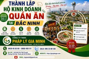 Thành Lập Hộ Kinh Doanh Quán Ăn Tại Bắc Ninh