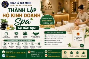 Thành Lập Hộ Kinh Doanh Spa Tại Bắc Ninh