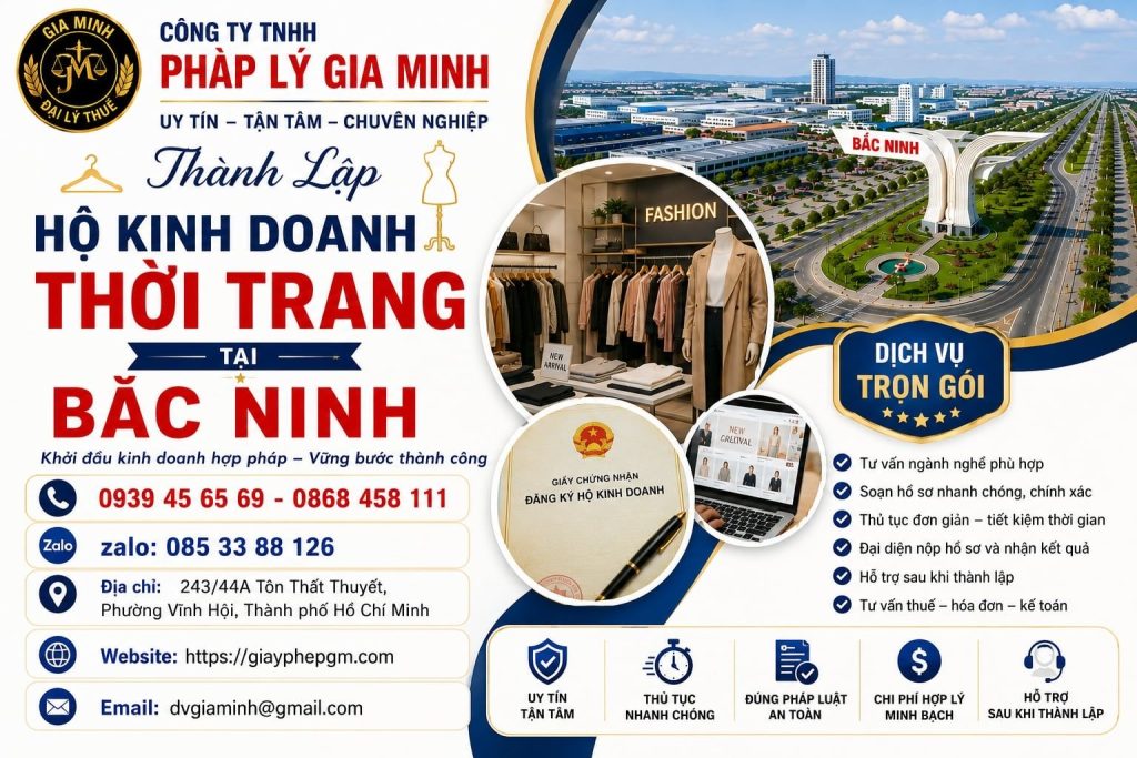 Thành lập hộ kinh doanh thời trang tại Bắc Ninh: Xây dựng cửa hàng đúng pháp lý 1 Thành Lập Hộ Kinh Doanh Thời Trang Tại Bắc Ninh