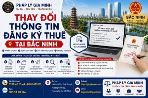 Thay Đổi Thông Tin Đăng Ký Thuế Tại Bắc Ninh
