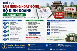 Thủ tục tạm ngừng hoạt động hộ kinh doanh tại Bắc Ninh