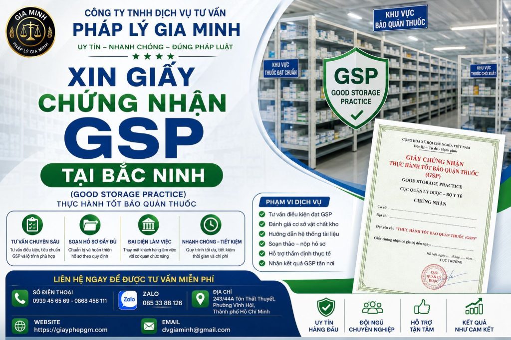 Xin giấy chứng nhận GSP tại Bắc Ninh nhanh, đúng quy định 1 Xin Giấy Chứng Nhận GSP Tại Bắc Ninh