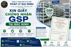 Xin Giấy Chứng Nhận GSP Tại Bắc Ninh