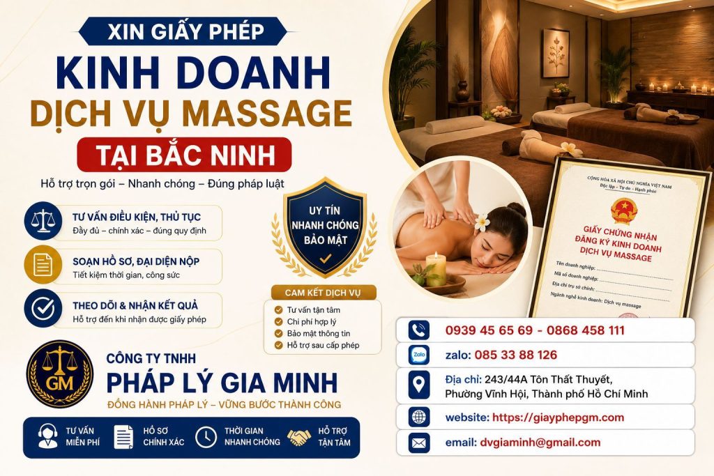 Xin giấy phép kinh doanh dịch vụ massage tại Bắc Ninh nhanh chóng 1 Xin Giấy Phép Kinh Doanh Dịch Vụ Massage Tại Bắc Ninh