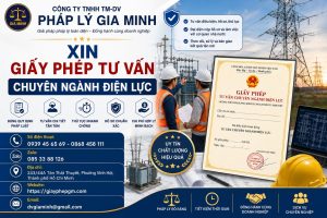 Xin giấy phép tư vấn chuyên ngành điện lực