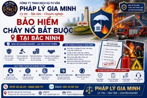 Bảo hiểm cháy nổ bắt buộc tại Bắc Ninh