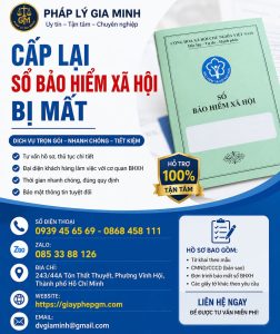 Cấp lại sổ bảo hiểm xã hội bị mất