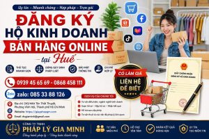 Đăng ký hộ kinh doanh bán hàng online tại Huế