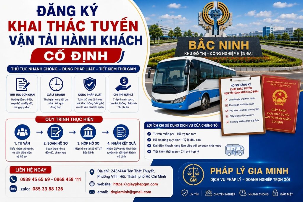 Đăng ký khai thác tuyến vận tải hành khách cố định