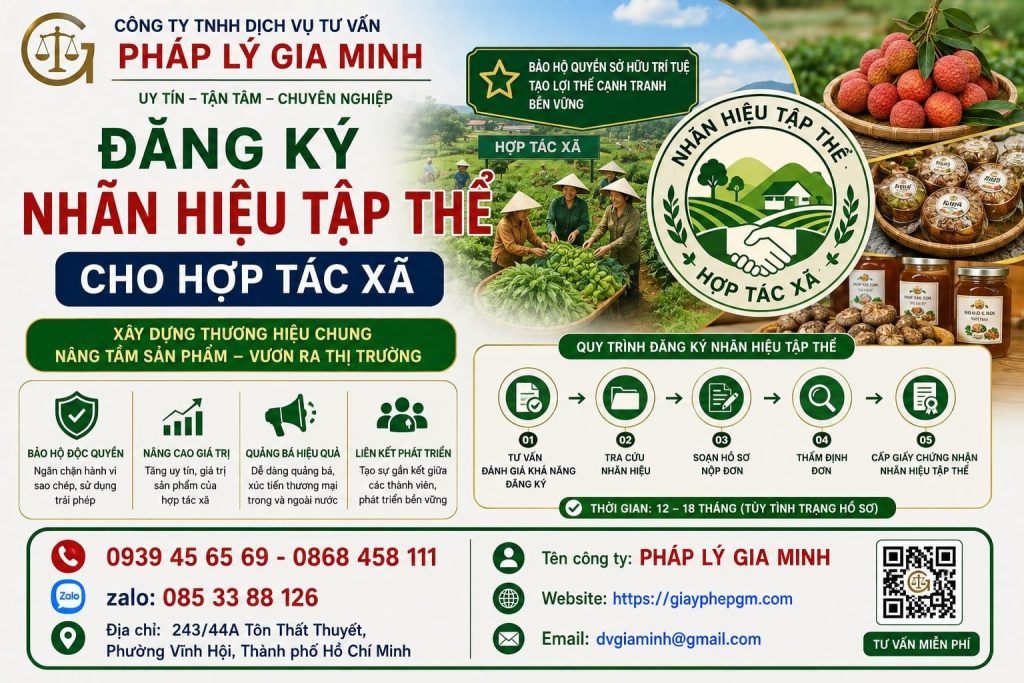 Đăng ký nhãn hiệu tập thể cho hợp tác xã