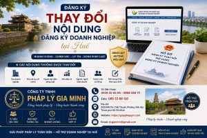 Đăng ký thay đổi nội dung đăng ký doanh nghiệp tại Huế