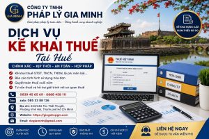 Dịch vụ kê khai thuế tại Huế
