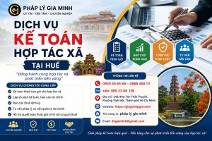 Dịch vụ kế toán hợp tác xã tại Huế