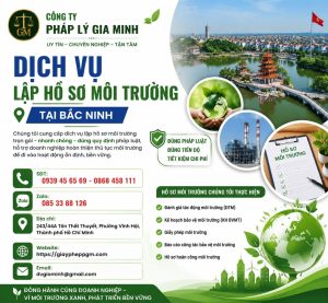 Dịch vụ lập hồ sơ môi trường tại Bắc Ninh