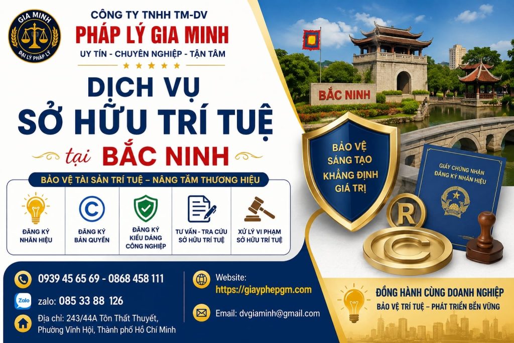 Dịch vụ sở hữu trí tuệ tại Bắc Ninh