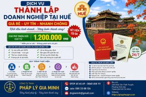 Dịch vụ thành lập doanh nghiệp tại Huế giá rẻ