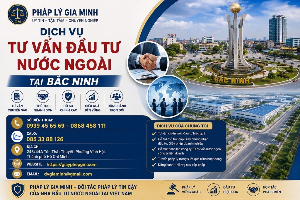 Dịch vụ tư vấn đầu tư nước ngoài tại Bắc Ninh