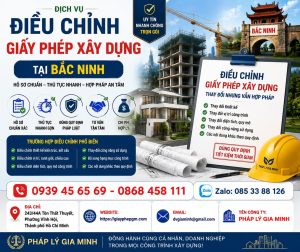 Điều chỉnh giấy phép xây dựng tại Bắc Ninh