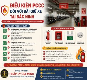 Điều kiện PCCC đối với bãi giữ xe tại Bắc Ninh