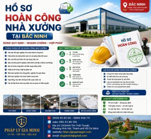 Hồ sơ hoàn công nhà xưởng tại Bắc Ninh