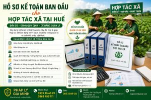 Hồ sơ kế toán ban đầu cho hợp tác xã tại Huế