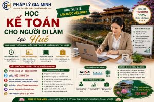 Học kế toán cho người đi làm tại Huế