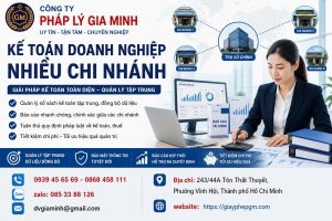 Kế toán doanh nghiệp nhiều chi nhánh