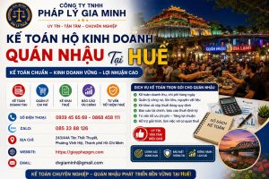 Kế toán hộ kinh doanh quán nhậu tại Huế