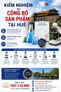 Kiểm nghiệm và công bố sản phẩm tại Huế