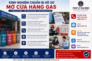 Kinh nghiệm chuẩn bị hồ sơ mở cửa hàng gas