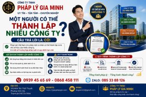 Một người có thể thành lập nhiều công ty không