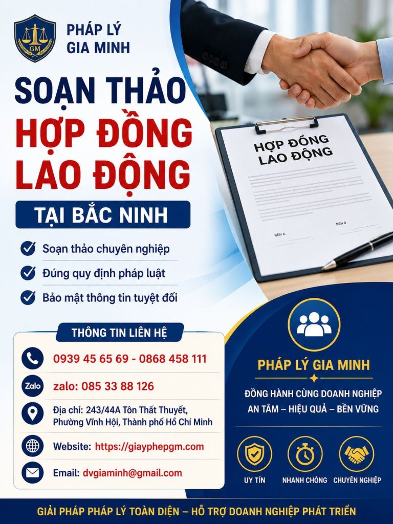 Soạn thảo hợp đồng lao động tại Bắc Ninh chặt chẽ, hạn chế tranh chấp 1 Soạn thảo hợp đồng lao động tại Bắc Ninh