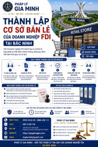 Thành lập cơ sở bán lẻ của doanh nghiệp FDI tại Bắc Ninh