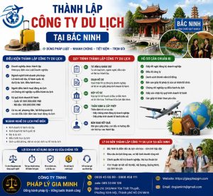 Thành lập công ty du lịch tại Bắc Ninh